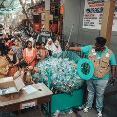 Plastic collection point